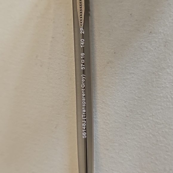 Authentic Coach Transparent Gray Sunglasses - Picture 5 of 6